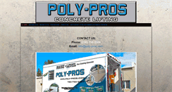 Desktop Screenshot of poly-pros.com